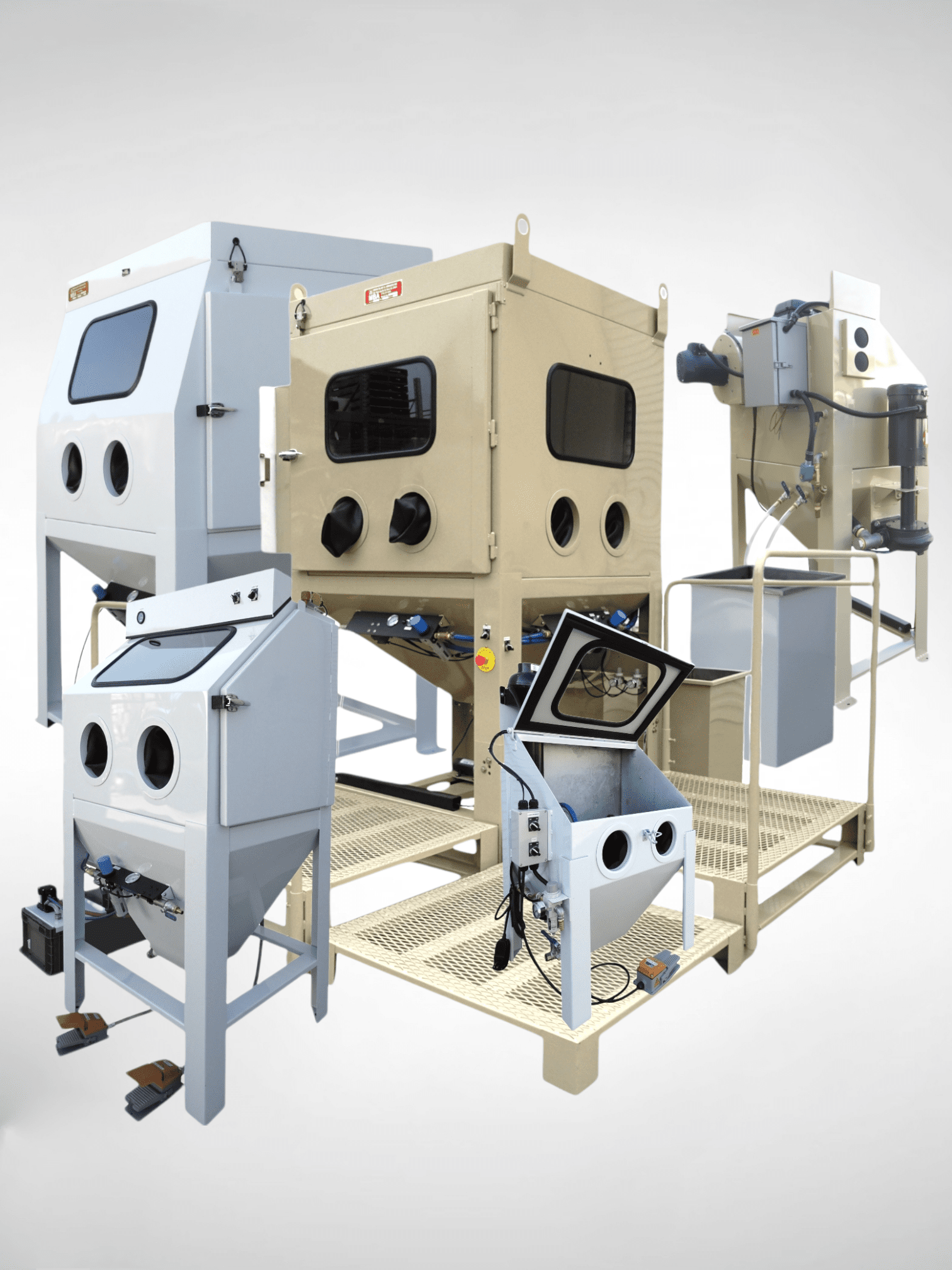 Wet Blasting Cabinet Category - Wet vapor Blast Cabinets